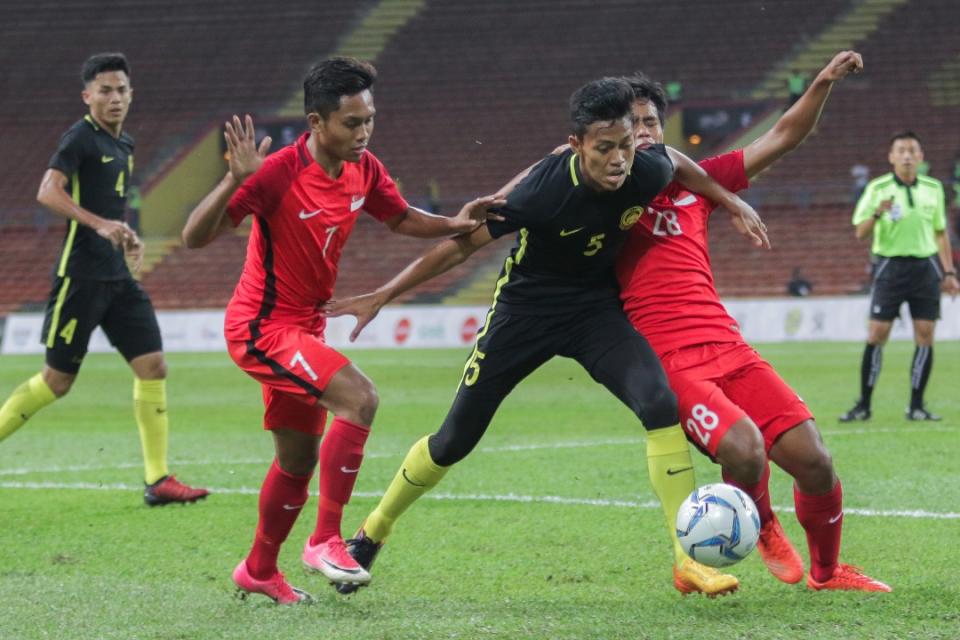 SEA Games football: Singapore fall 1-2 to Malaysia