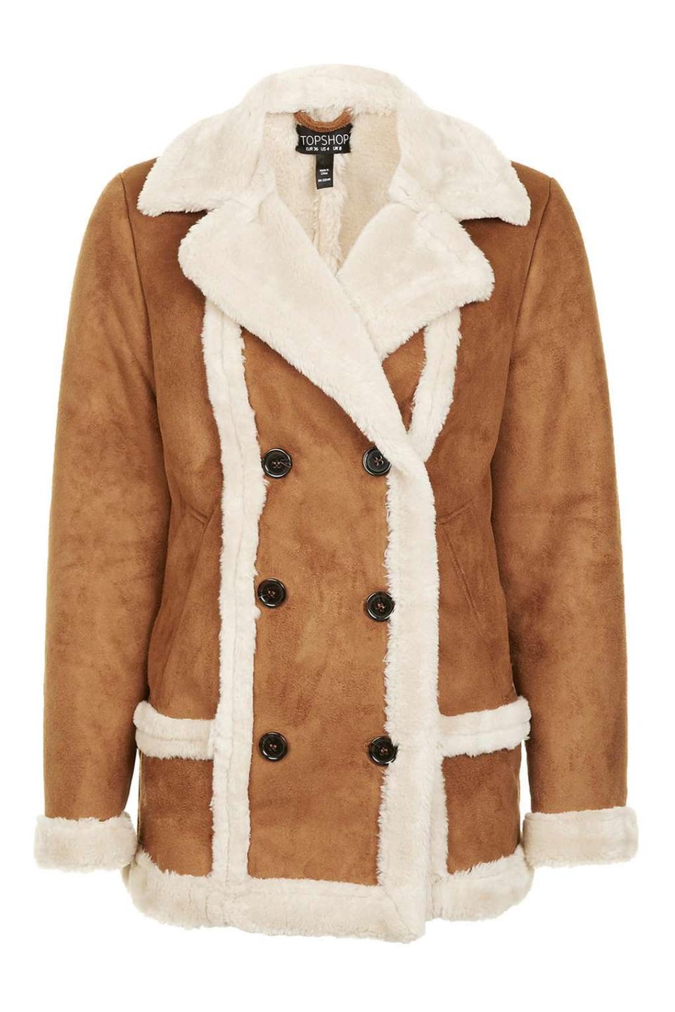 Faux Fur Shearling Jacket