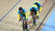 The Aussies settle for fourth place in the men's team pursuit.