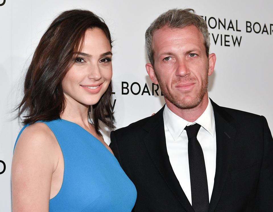 Gal Gadot (L) and Yaron Versano attend the 2018 National Board of Review Awards Gala at Cipriani 42nd Street on January 9, 2018 in New York City