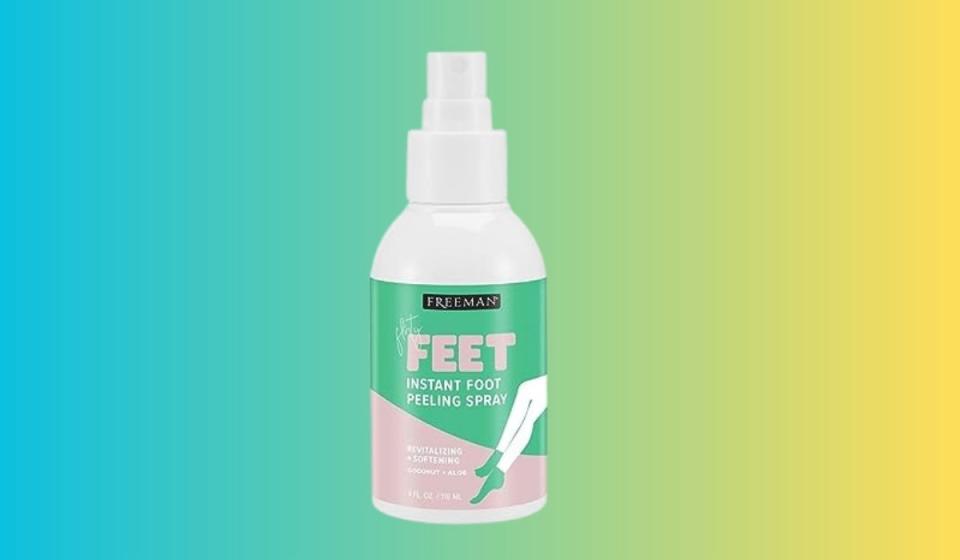 Flirty Feet Coconut and Aloe Revitalizing & Softening Instant Peeling Foot Spray bottle