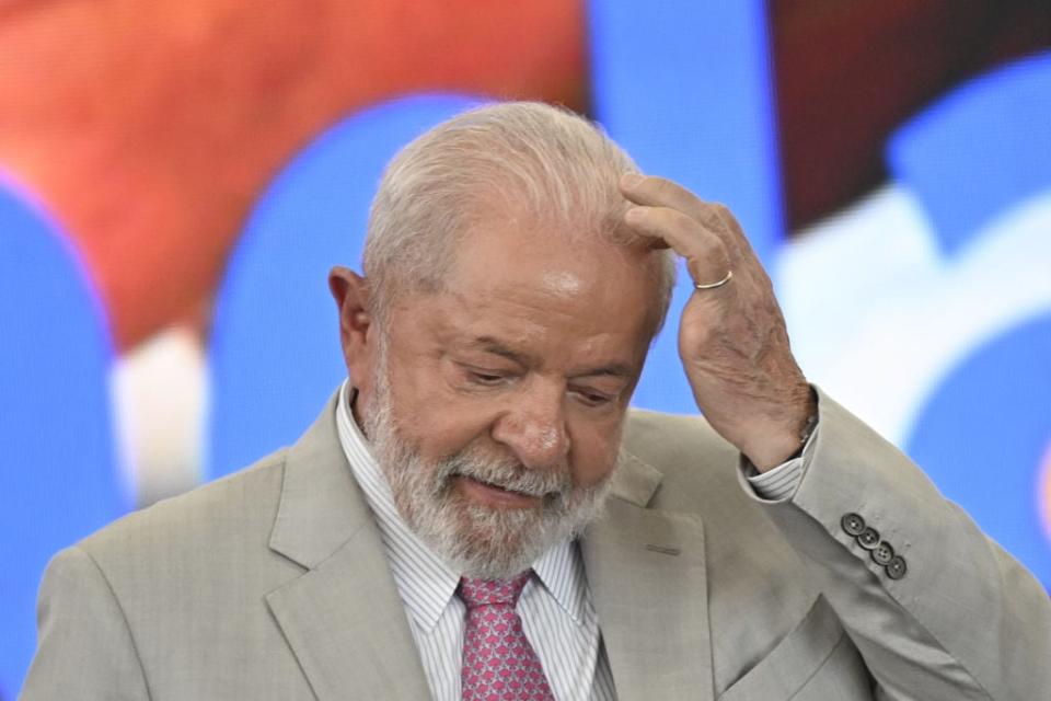 Der brasilianische Präsident Luiz Inácio Lula da Silva. - Copyright: Mateus Bonomi/Anadolu Agency via Getty Images