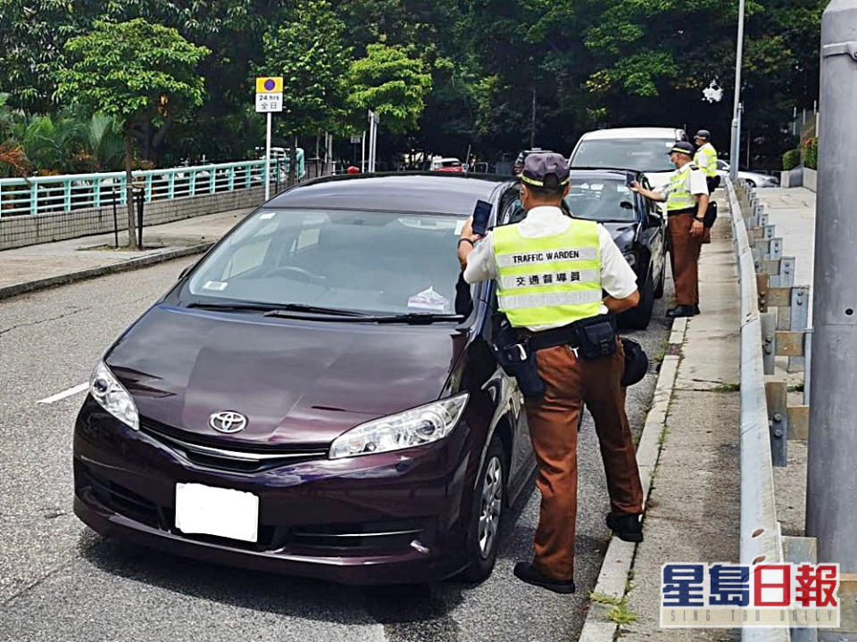 西區警區今日起一連四日會在區內多個違泊黑點採取執法行動。