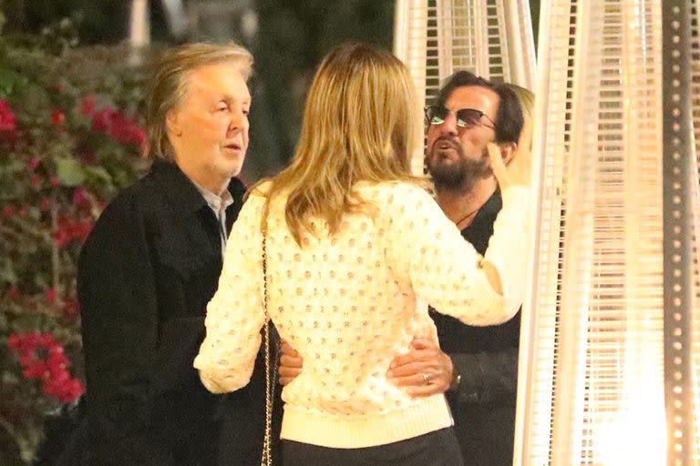 Paul McCartney y Ringo Starr se encontraron en abril en Los Ángeles para cenar junto a sus esposas