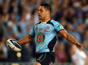 <p>The Maroons had one final play but Hayne managed to corral the kick and run the ball dead.</p>