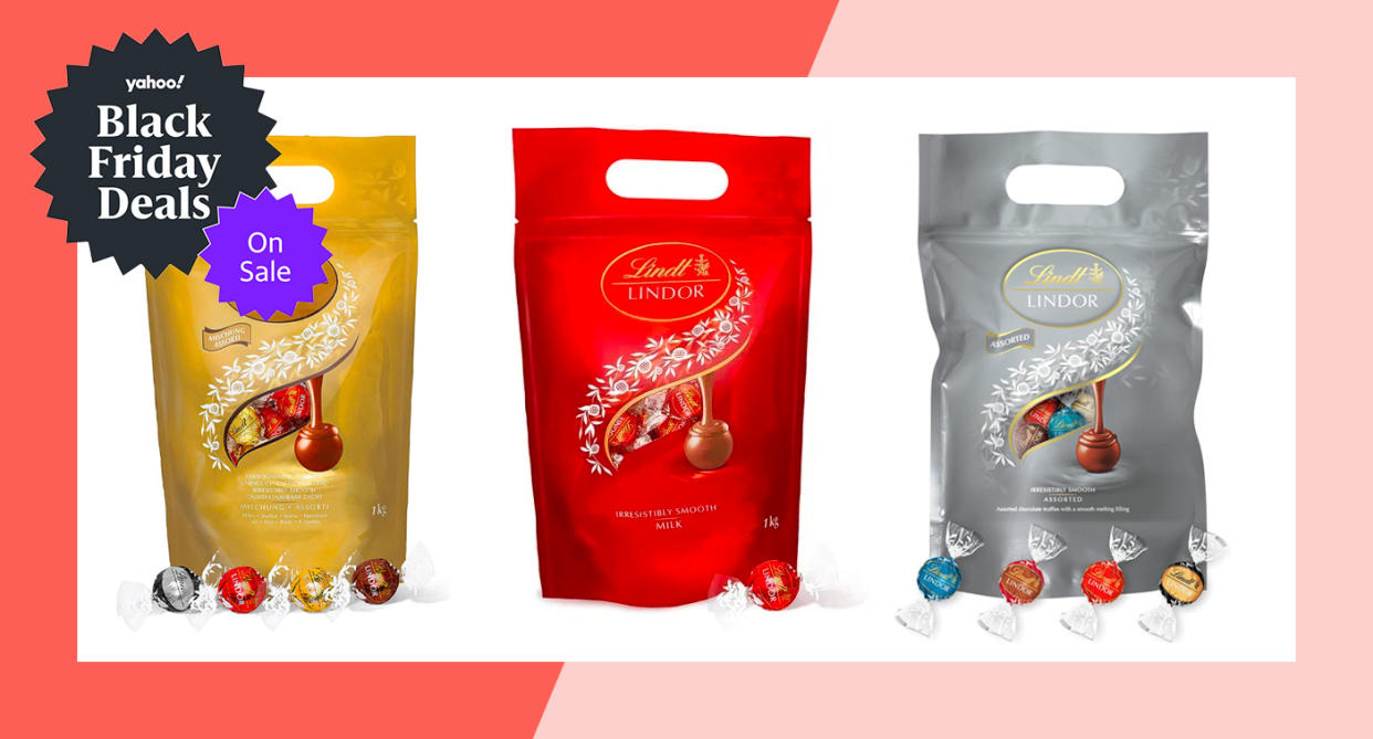 Synonymous with Christmas, everyone's favourite chocolate truffles have been reduced for Black Friday. (Lindt / Yahoo Life UK)