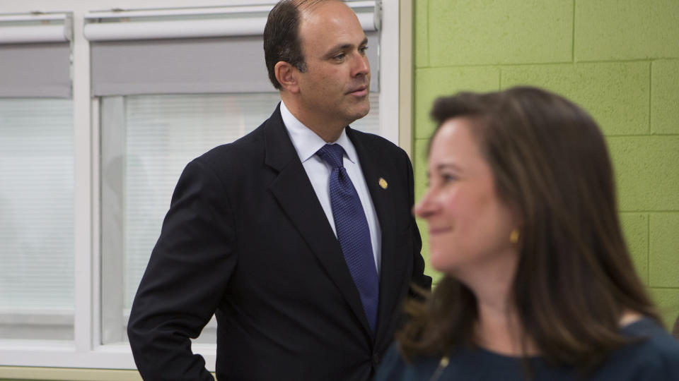 Republican David Yancey and Democrat Shelly Simonds shortly after the November election. (Photo: The Washington Post via Getty Images)