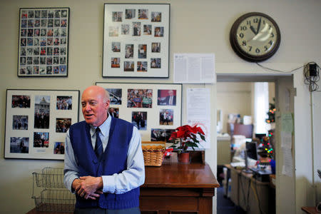 FILE PHOTO: New Hampshire Secretary of State Bill Gardner answers a question in his office at the State House in Concord, New Hampshire December 17, 2014. REUTERS/Brian Snyder