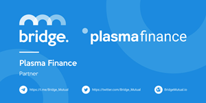 Decentralized insurance provider Bridge Mutual has reached an agreement with DeFi aggregator PlasmaPay and Plasma Finance.