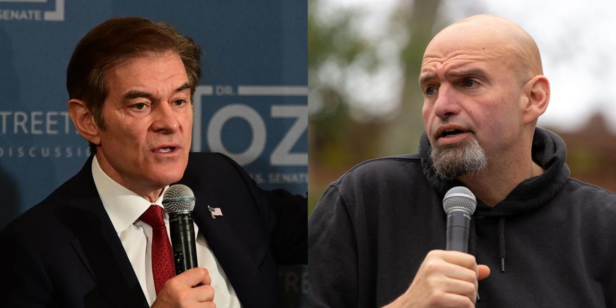 Mehmet Oz, John Fetterman