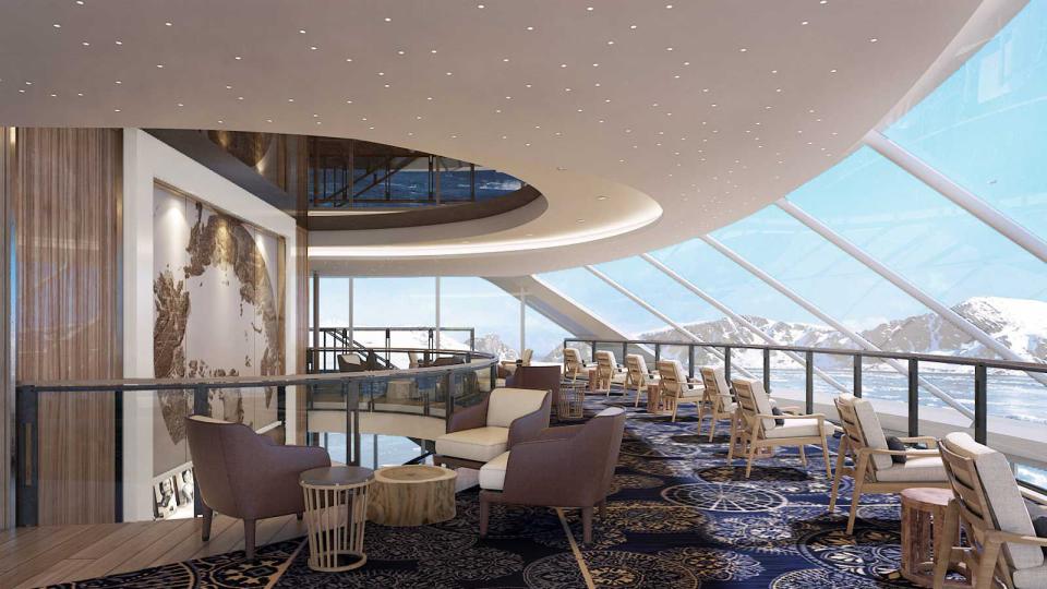 Viking Cruises Expedition Ship lounge