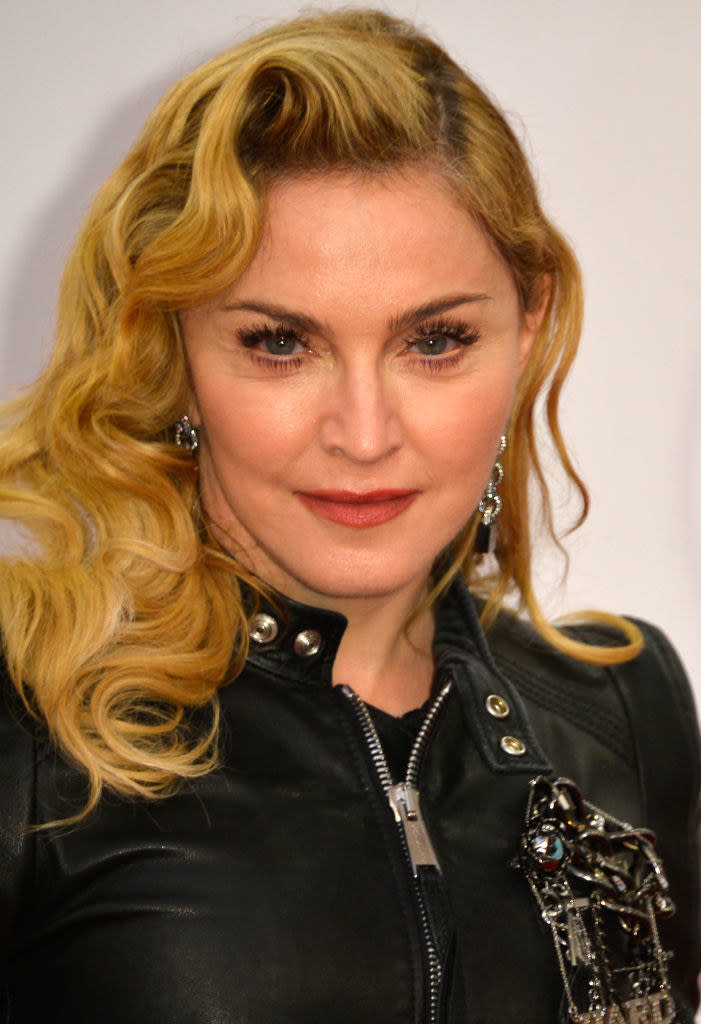 Closeup of Madonna