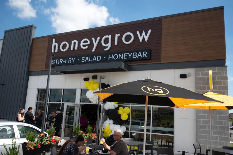Honeygrow's new location in Quakertown as seen on its opening day, Friday, June 3, 2022. This new location is the Philadelphia-based company's 27th since its first store in 2012.