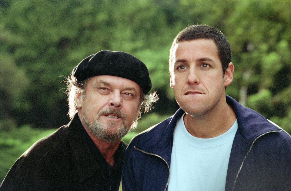 ANGER MANAGEMENT, Jack Nicholson, Adam Sandler, 2003, (c) Columbia/courtesy Everett Collection