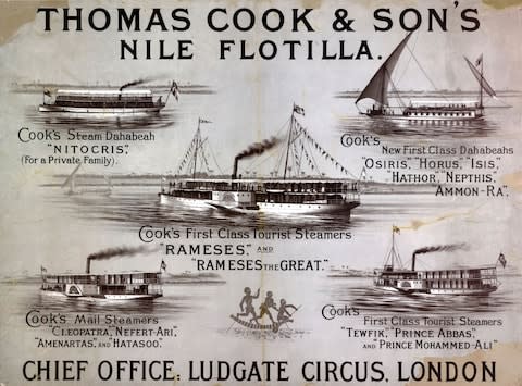 Nile cruises were offered in the 1890s - Credit: THOMAS COOK