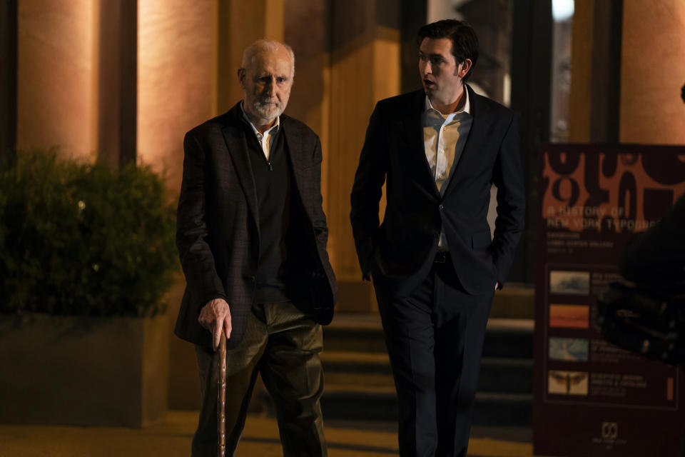 James Cromwell and Nicholas Braun in <i>Succession</i><span class="copyright">Macall Polay—HBO</span>