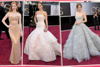 Jessica Chastain, Jennifer Lawrence und Amy Adams strahlten in atemberaubenden Oscar-Roben - klicken Sie sich hier durch die Bilder vom roten Teppich!