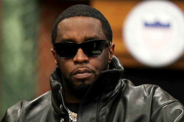 <p>Shareif Ziyadat/Getty </p> Sean "Diddy" Combs appears at Howard University on October 20, 2023