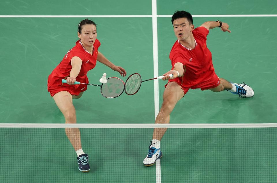 Paris Olympics mixed doubles gold medalist Zheng Siwei/Huang Yaqiong (Photo: Getty Images)