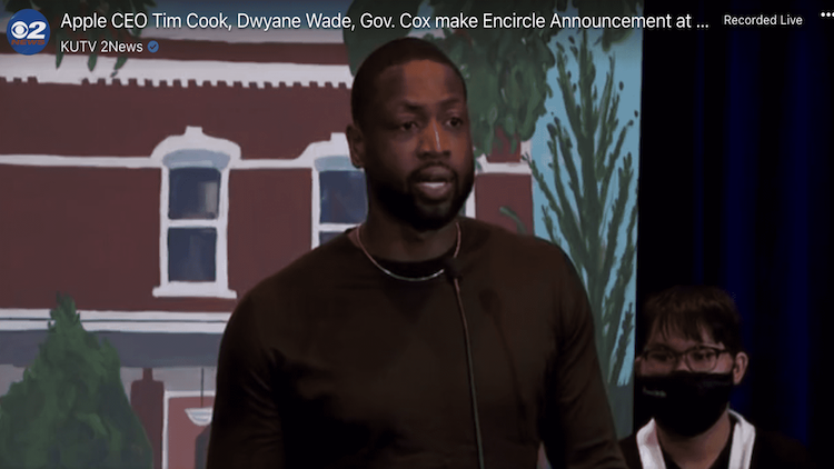 Dwayne Wade speaking