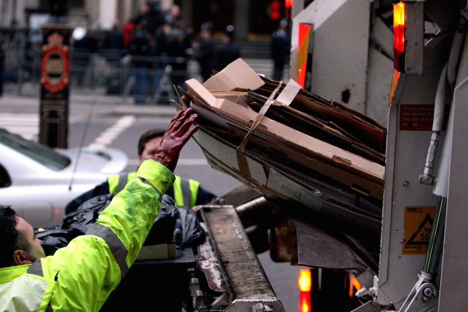 Residents in Wales are angry about their monthly bin collections (Picture: PA)