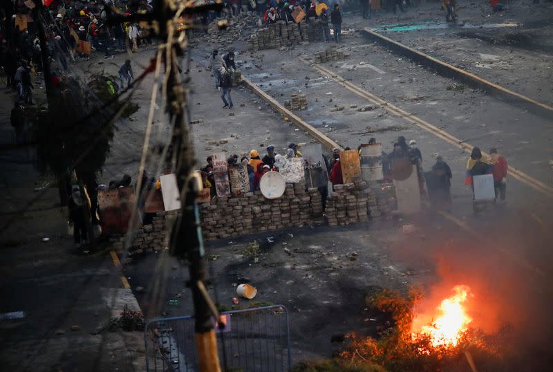 Anti-government protests continue amid a stalemate between the government of President Guillermo Lasso and indigenous demonstrators, in Quito