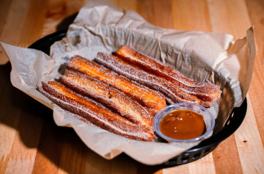 Scratch-made Churros with side of Dulce De Leche