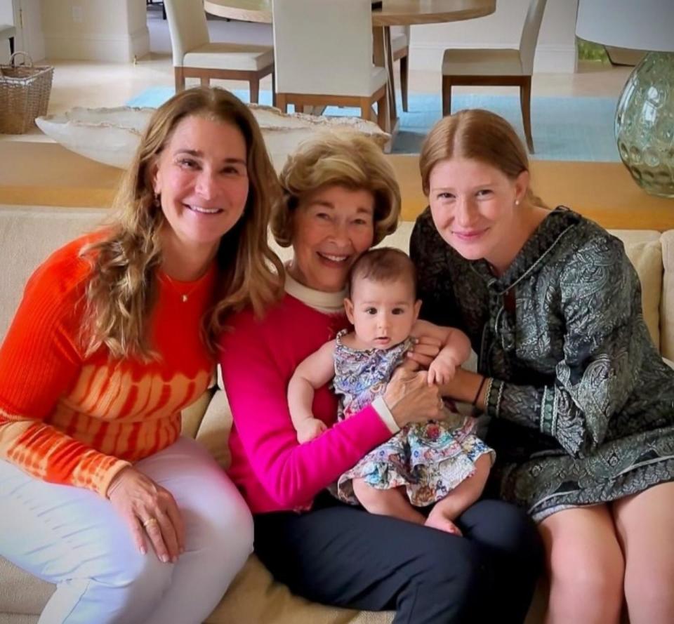 PHOTO: Melinda Gates poses with her mother, daughter and granddaughter in a photo shared on Instagram. (Melinda Gates/Instagram)
