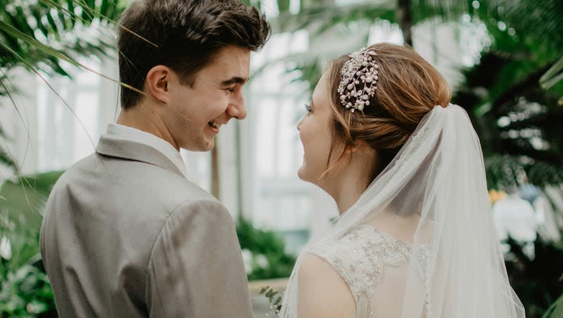 Couple pictured in Saint Paul, United States, January 31, 2018 