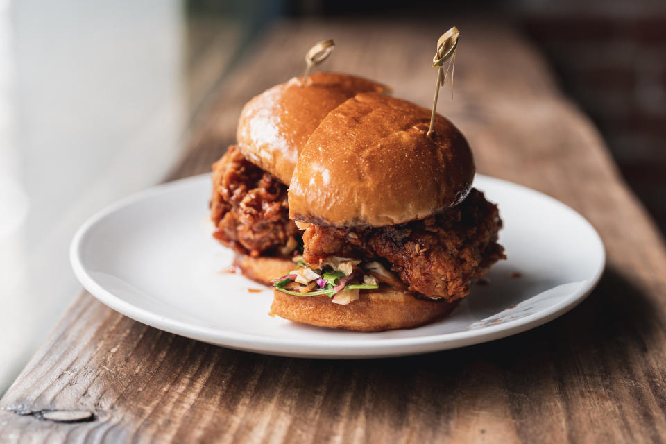 Maii said the most popular item on Fête's menu is the Korean Fried Chicken Sandwich. (Sean Marrs)