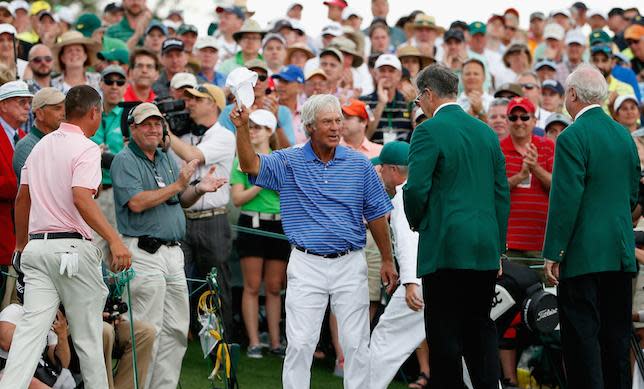 Icon: Ben Crenshaw waves goodbye to Augusta.