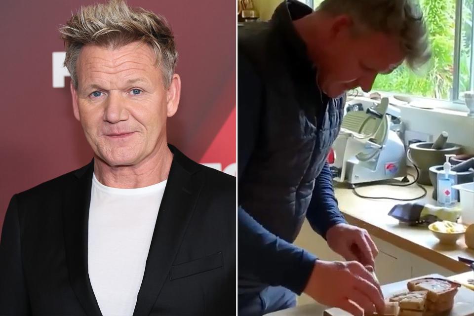 <p>Dia Dipasupil/Getty, Gordon Ramsay </p> Gordon Ramsay set out to redeem himself after making a much-criticized grilled cheese sandwich tutorial in 2020.