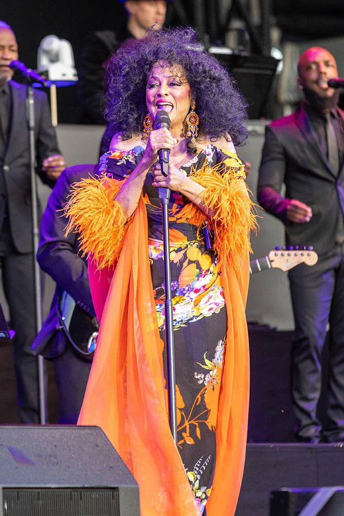 Diana Ross performs at The Cambridge Club Festival 2022 on Sunday 12th June at Childerley Orchard in Cambridge, UK. - Credit: ZUMAPRESS.com / MEGA