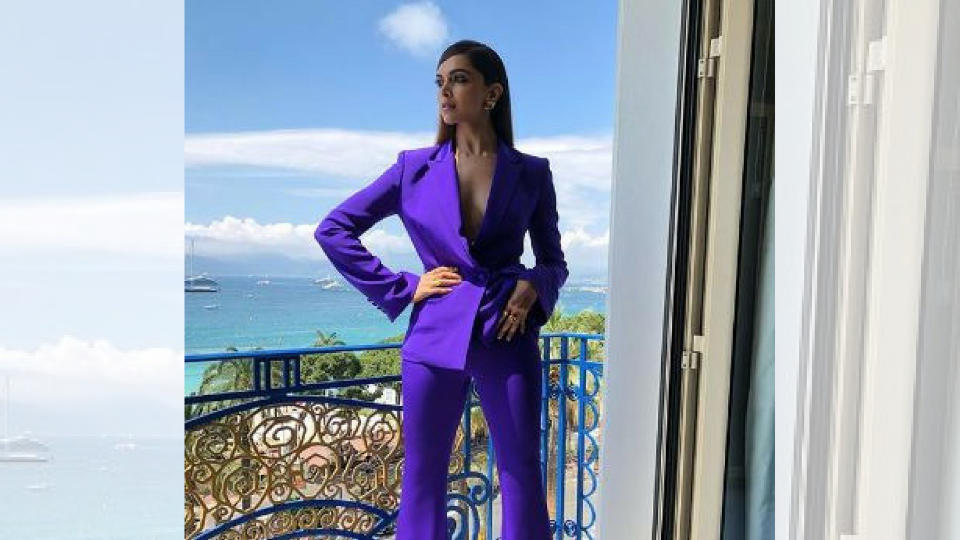 Deepika Padukone’s latest look in Cannes. 