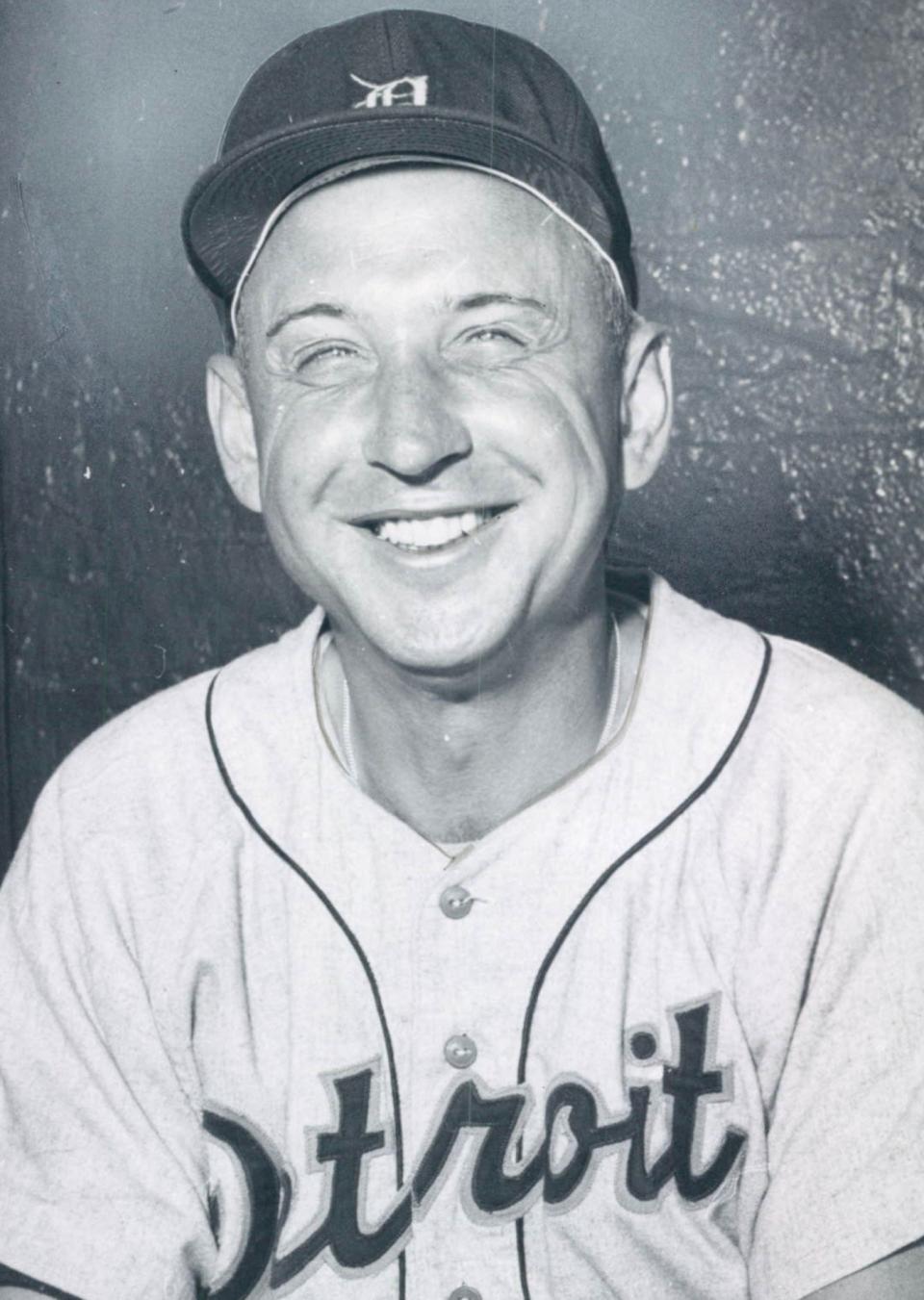 Steve Gromek as a Detroit Tiger in 1955.