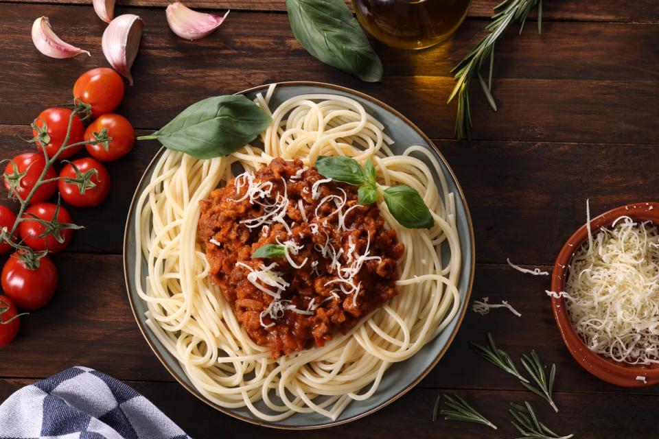 The classic pasta dish of spaghetti Bolognese (Getty Images/iStockphoto)