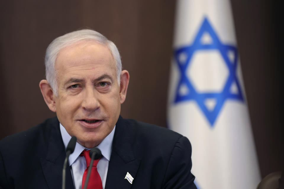 Benjamin Netanyahu, primer ministro de Israel. (Abir Sultan/Pool Photo via AP)