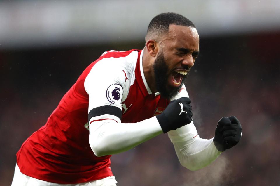 Lac of punch: Alexandre Lacazette has had things go his way since moving to the Premier League