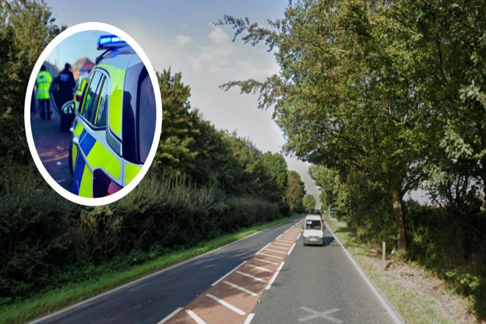 Police are allowing traffic through in batches on the A47 i(Image: Google Maps)/i