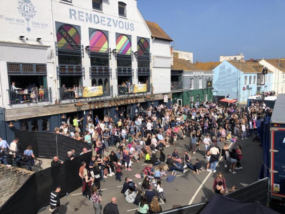 Dorset Echo: Quayside Festival at Rendezvous