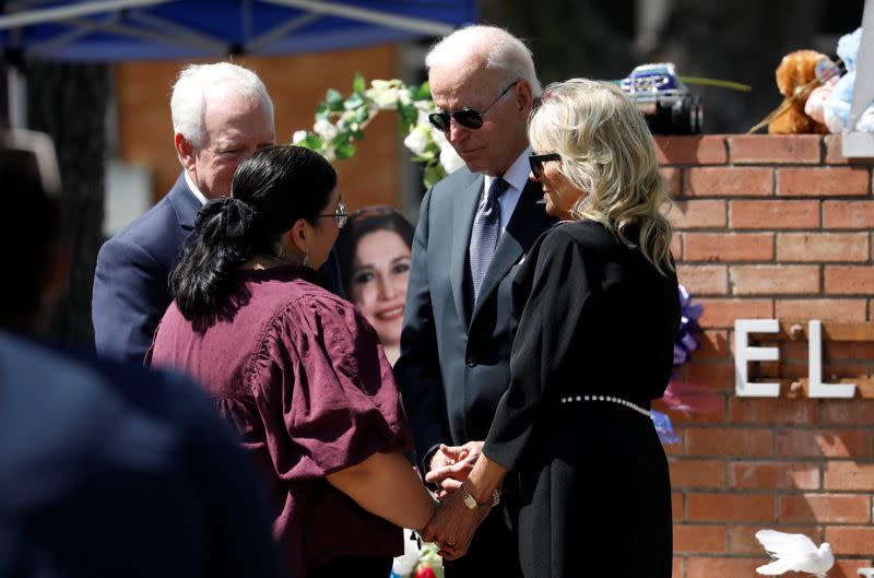 U.S. President Joe Biden and first lady Jill Biden travel to Uvalde, Texas