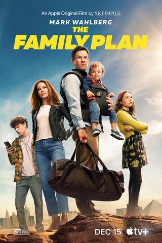 <p>Courtesy of Apple</p> 'The Family Plan' poster