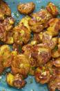 <p>Smashing your roasted potatoes gives you crispy edges and perfectly cooked insides. You won't regret giving it a try.</p><p><a href="https://www.womansday.com/food-recipes/food-drinks/a25362713/crispy-smashed-potatoes-with-fresh-herbs-recipe/" rel="nofollow noopener" target="_blank" data-ylk="slk:Get the Crispy Smashed Potatoes with Fresh Herbs recipe.;elm:context_link;itc:0;sec:content-canvas" class="link "><em><strong>Get the Crispy Smashed Potatoes with Fresh Herbs recipe.</strong></em></a></p><p><strong><strong>What You'll Need: </strong></strong><a href="https://www.amazon.com/New-Star-Foodservice-36831-Commercial/dp/B009LA107W/?tag=syn-yahoo-20&ascsubtag=%5Bartid%7C10070.g.2055%5Bsrc%7Cyahoo-us" rel="nofollow noopener" target="_blank" data-ylk="slk:Baking sheet;elm:context_link;itc:0;sec:content-canvas" class="link ">Baking sheet</a> ($10, Amazon)<br></p>