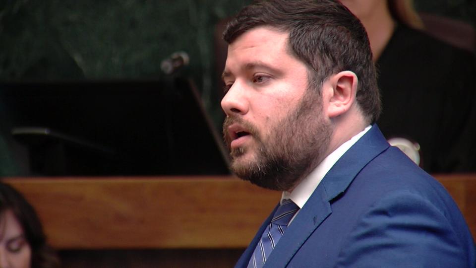 Deputy Public Defender Nick Roth gives his closing argument.