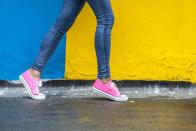 <p>Even if you can't get to the gym, try to squeeze in a 30-minute walk daily, Lyons says. The <a href="https://www.goodhousekeeping.com/health/fitness/a47008/calories-burned-from-walking/" rel="nofollow noopener" target="_blank" data-ylk="slk:simple boost in metabolism;elm:context_link;itc:0;sec:content-canvas" class="link ">simple boost in metabolism</a> will help you burn waistline fat more efficiently. Plus, <a href="https://peerj.com/articles/5471/" rel="nofollow noopener" target="_blank" data-ylk="slk:one study found;elm:context_link;itc:0;sec:content-canvas" class="link ">one study found</a> that people with hypertension who began walking 15 minutes a day and worked their way up to 300 minutes a week two months later reduced their waist circumference as well as their blood pressure<br></p>