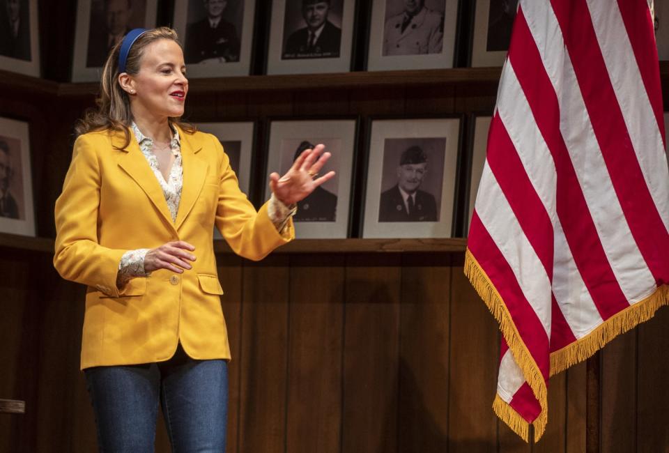 Maria Dizzia in "What the Constitution Means to Me" at the Mark Taper Forum