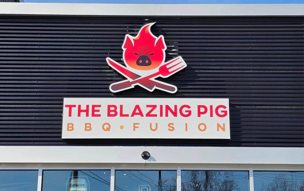 The Blazing Pig is owner Marc Albert's replacement BBQ + fusion restaurant, in the space once occupied by Major League Dawgs in Jackson Township.