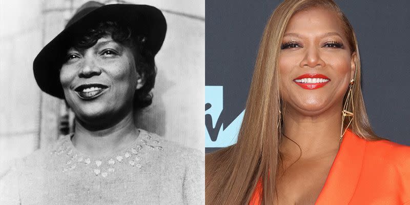 <p>In every other way, Queen Latifah is truly unique, but when it comes to her looks, the singer and actress has a striking resemblance to novelist and folklorist Zora Neale Hurston.</p>