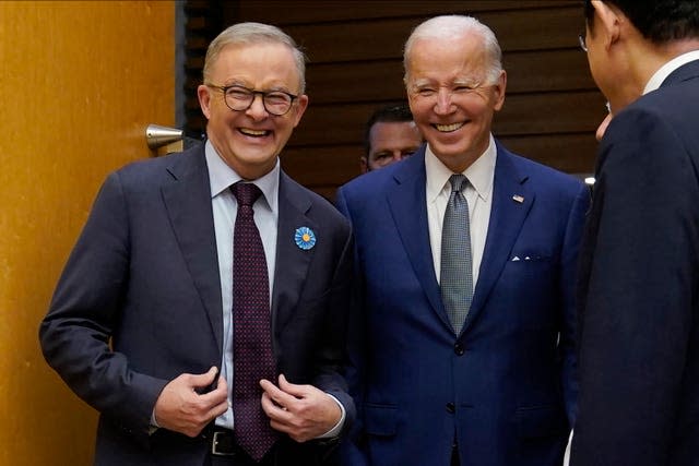 Australian Prime Minister Anthony Albanese and US President Joe Biden 