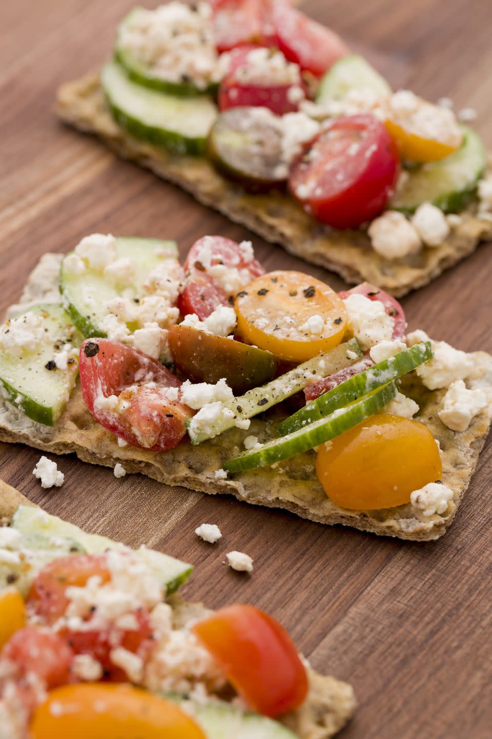 Tomato and Feta "Pizzas"